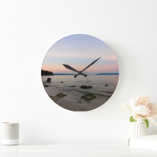 Reloj Redondo Grande India - Havelock Island (Swaraj Dweep) Sunset (Hogar)