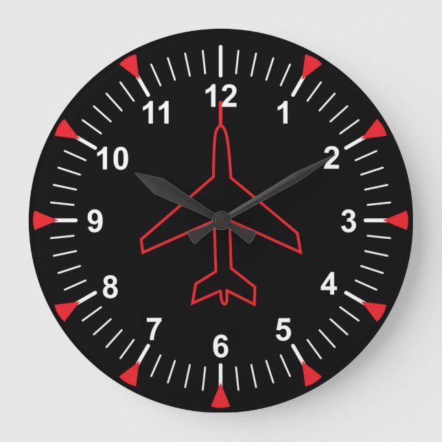 Reloj Redondo Grande Indicador de encabezado (Anverso)