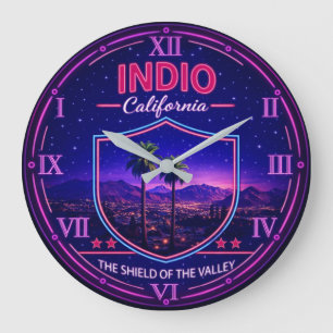 Reloj Redondo Grande Indio California Desert Oasis