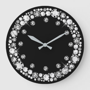 Reloj Redondo Grande Infinito del diamante