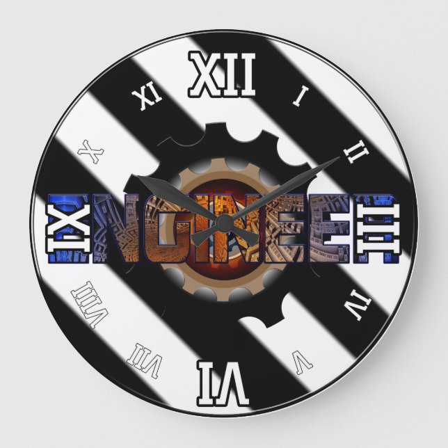 Reloj Redondo Grande Ingeniero (Anverso)