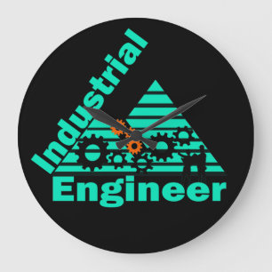 Reloj Redondo Grande Ingeniero industrial