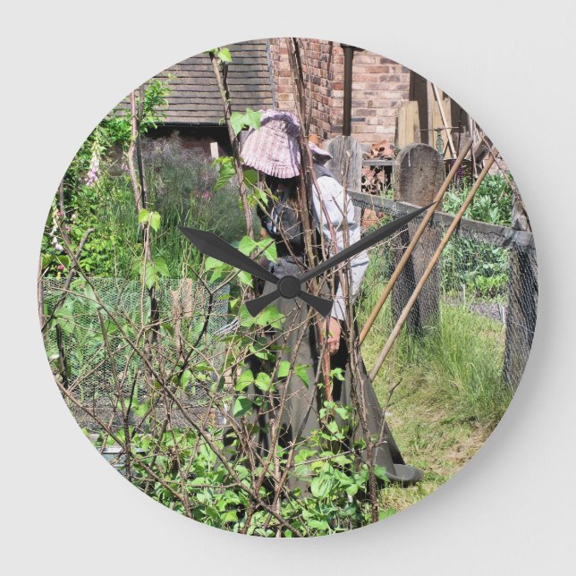 RELOJ REDONDO GRANDE INGLATERRA VICTORIANA (Anverso)