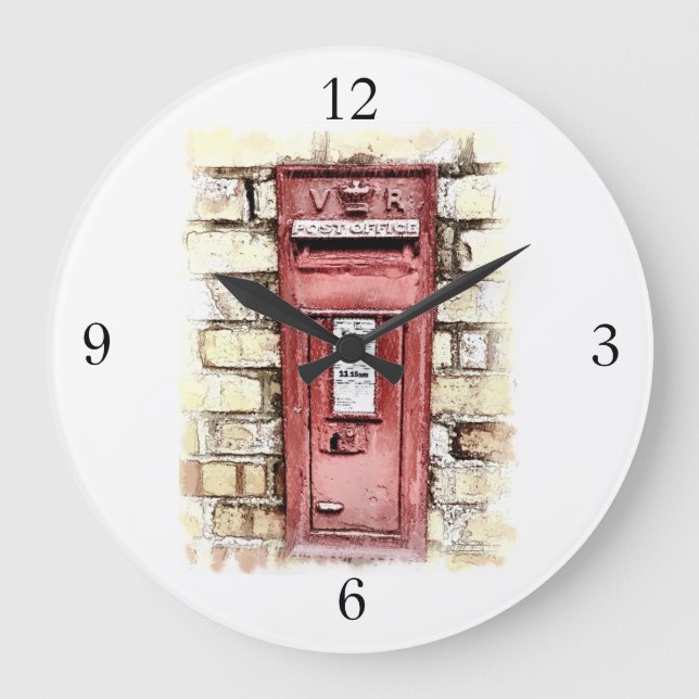 RELOJ REDONDO GRANDE INGLATERRA VICTORIANA (Anverso)