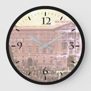 Reloj Redondo Grande Inglaterra vintage Londres Antigua Guardia Palacio