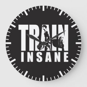 Reloj Redondo Grande INSANCIA DE TREN - LIBERACIÓN - Motivación del ent