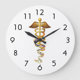 Reloj Redondo Grande Insignia médica