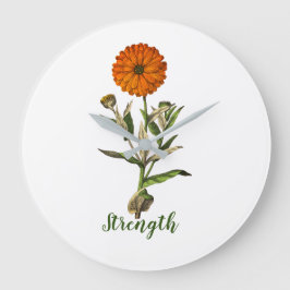 Reloj Redondo Grande Inspiradora fuerza de Marigold