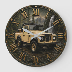 Reloj Redondo Grande intage Off-Road 4x4 Outdoor Explorer Gift