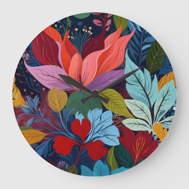 Reloj Redondo Grande Interconectado (Anverso)