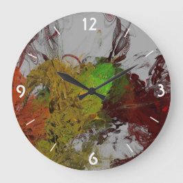 Reloj Redondo Grande Invasión del color