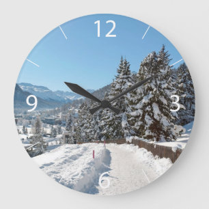 Reloj Redondo Grande Invierno en St. Moritz