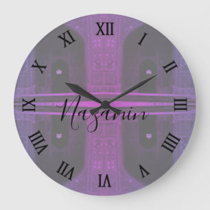 Reloj Redondo Grande Irán Antiguo Isfahán iwan oeste Imam