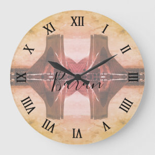 Reloj Redondo Grande Irán Antiguo Teherán Plaza Azadi