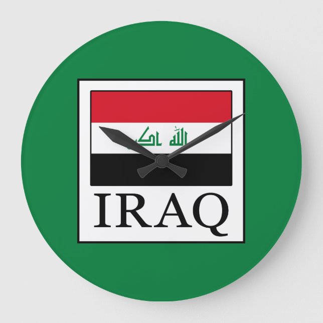 Reloj Redondo Grande Iraq (Anverso)