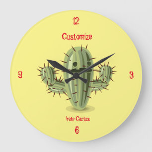 Reloj Redondo Grande Irate Cactus Thunder_Cove