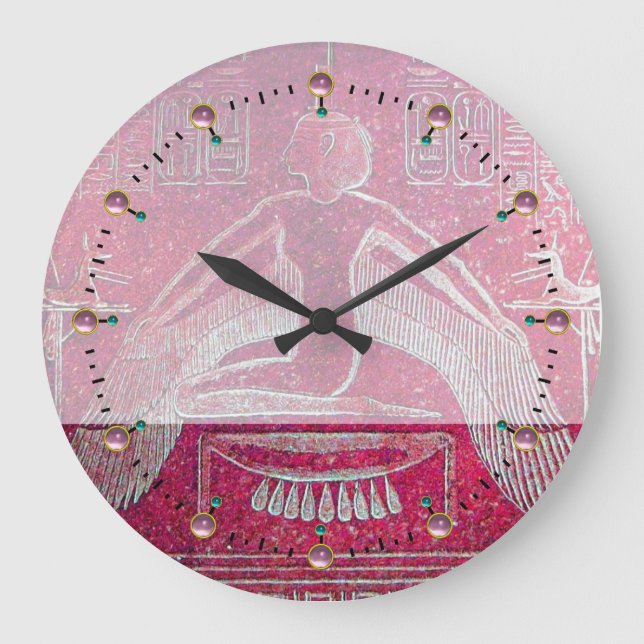 Reloj Redondo Grande ISIS, Antique Red Pink (Anverso)