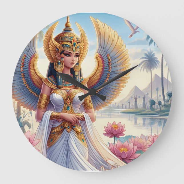 Reloj Redondo Grande Isis: Goddess of the Nile (Anverso)