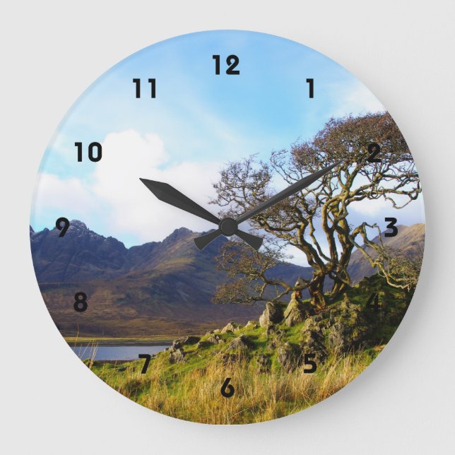 Reloj Redondo Grande Isla Blaven de Skye (Anverso)