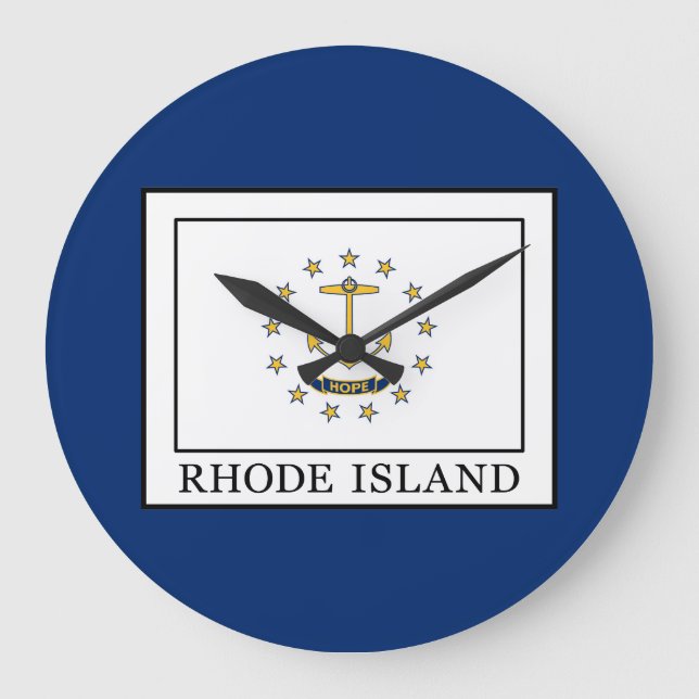 Reloj Redondo Grande Isla Rhode (Anverso)