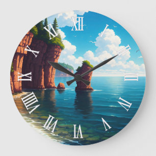 Reloj Redondo Grande Islas Apóstol de Wisconsin Parque Nacional Lacustr