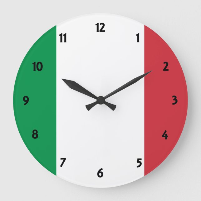Reloj Redondo Grande Italia (Anverso)