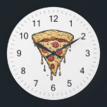 Reloj Redondo Grande Italian Pizzeria Pizza Kitchen or Restaurant Round<br><div class="desc">Bring the warm,  inviting atmosphere of an authentic Italian kitchen into your space with this Italian Pizzeria Pizza Kitchen or Restaurant Round Large Clock. Inspired by classic Italian pizzerias,  this stylish wall clock adds a delicious touch of culinary charm to any kitchen,  dining area,  café,  or restaurant.</div>