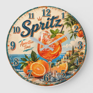 Reloj Redondo Grande Italian Spritz 
