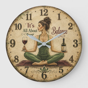 Reloj Redondo Grande It's All About Balance