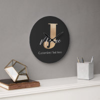 J inicial monogramada moderna y nombre personaliza