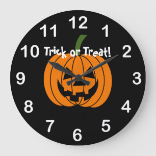 Reloj Redondo Grande Jack O' Lantern