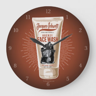 Reloj Redondo Grande Jacques Schwett Hockey Face Lavar el reloj grande
