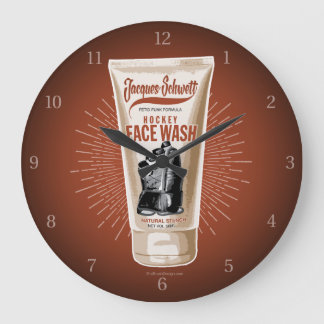 Reloj Redondo Grande Jacques Schwett Hockey Face Lavar el reloj grande