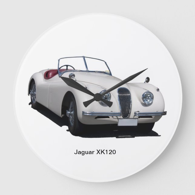 Reloj Redondo Grande Jaguar XK120 (Anverso)