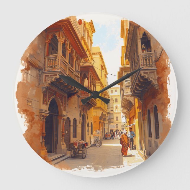 Reloj Redondo Grande jaipur (Anverso)