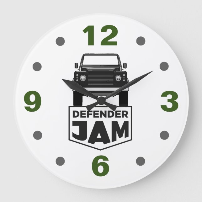 RELOJ REDONDO GRANDE JAM DEFENSOR (Anverso)