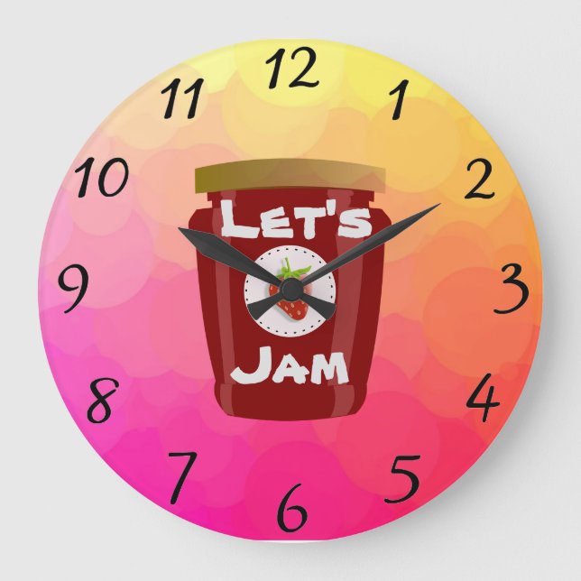Reloj Redondo Grande Jam Wall Clock (Anverso)