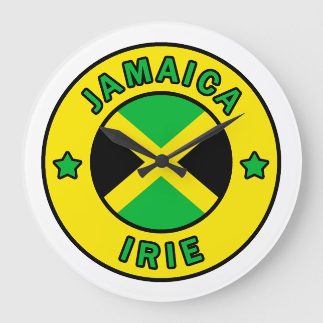 Reloj Redondo Grande Jamaica Irie (Anverso)