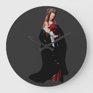Reloj Redondo Grande Jan van Eyck - La Virgen en la Iglesia Arte Fino