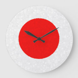 Reloj Redondo Grande JAPAN FLAG Clock