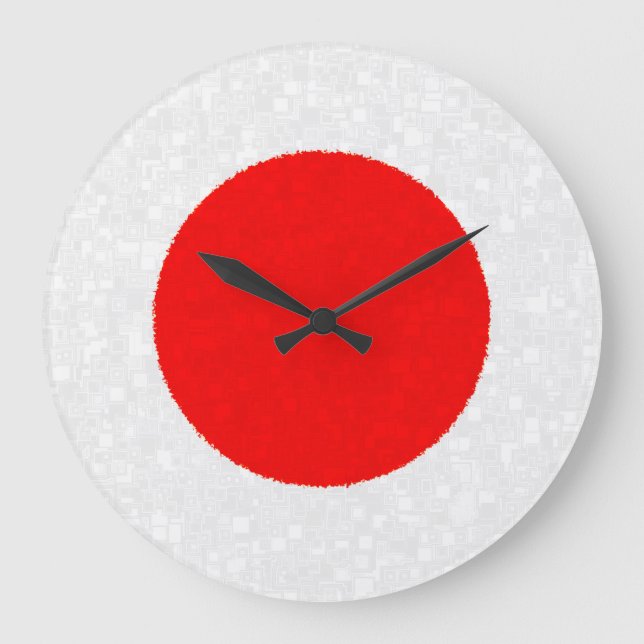 Reloj Redondo Grande JAPAN FLAG Clock (Anverso)