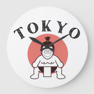 Reloj Redondo Grande Japan Sumo Tokyo - Son of The Sun