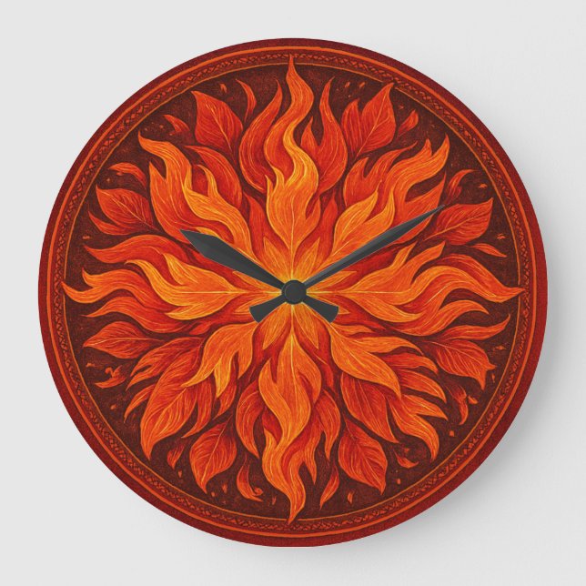 RELOJ REDONDO GRANDE JARDIM DE FOGO (Anverso)