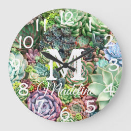 Reloj Redondo Grande Jardín colorido y exitoso