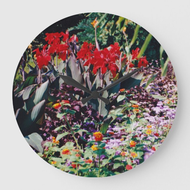 Reloj Redondo Grande Jardín de curación (Anverso)