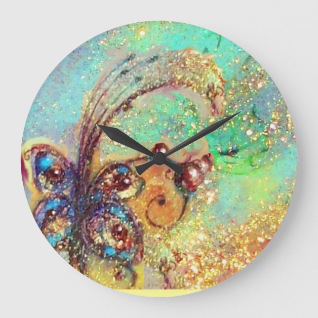 RELOJ REDONDO GRANDE JARDÍN DE LAS SOMBRILLAS PERDIDAS, PLANTA MAGIA DE (Anverso)