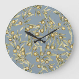 Reloj Redondo Grande Jardín de Olivos de Natasha Us