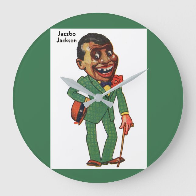 Reloj Redondo Grande Jazzbo Jackson (Anverso)