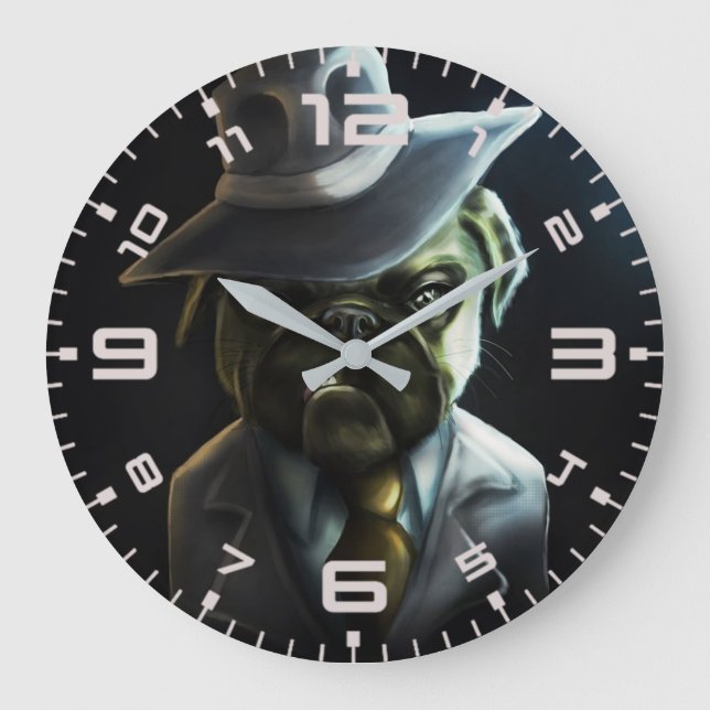 Reloj Redondo Grande Jefe Pugster (Anverso)