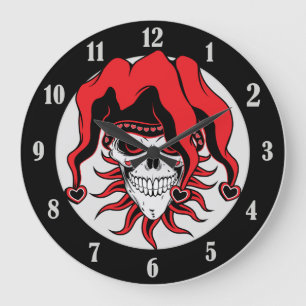 Reloj Redondo Grande Jester of Love
